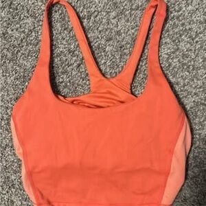 Women's Orange Sports Bra